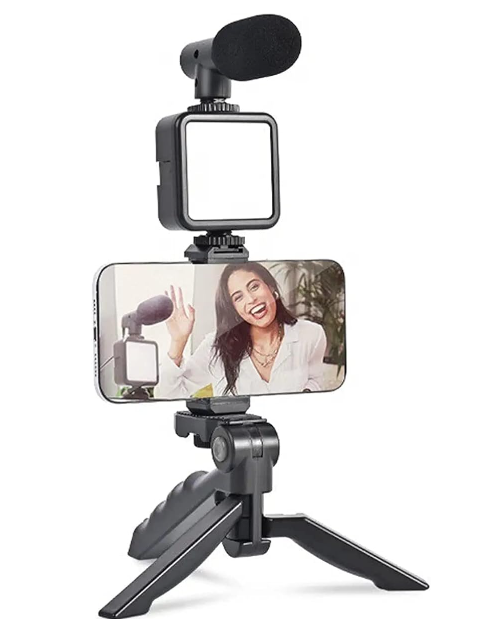 Kit de vlogging™ Set estudio de trípode para Streaming